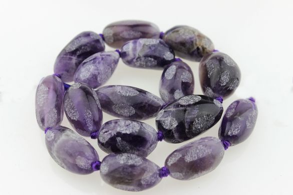 Аметист бусины 20-26*12-17 мм, натуральные камни, поштучно, фиолетовые