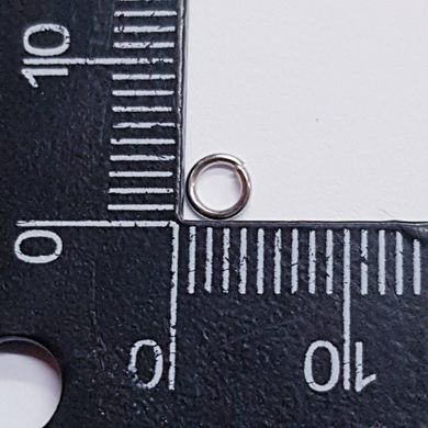 Кольцо для соединения, 4*0,5 мм, из бижутерного сплава, фурнитура, платина
