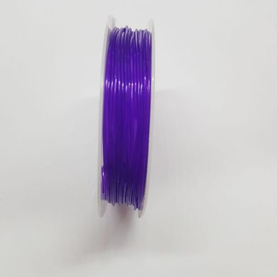 Силіконова нитка, 1 мм, фіолетова