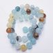 Амазонит бусины 8 мм, натуральные камни, поштучно, голубые