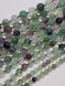 Флюорит бусины 10 мм, ~41 шт / нить, натуральные камни, на нитке, зеленые с прозрачным