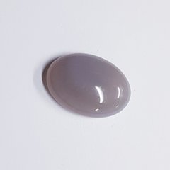 Кабошон из агата 16-18*12-13*4-6 мм, из натурального камня, украшение, серый