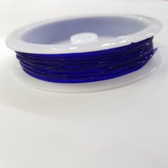 Силіконова нитка, 1 мм, темно-синій