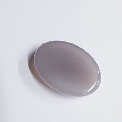 Кабошон з агату 16-18 * 12-13 * 4-6 мм, з натурального каменю, прикраса, сірий