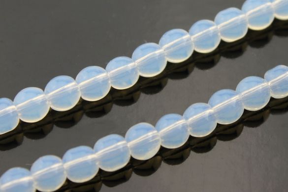 Лунный камень 6 мм, натуральные камни, поштучно, прозрачно-голубой