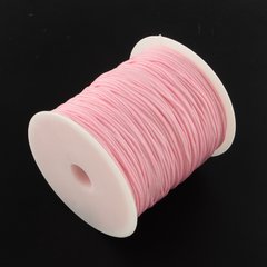 Шнур шелк, 1.5 мм, бледно-розовый