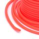 Шнур гумовий порожній усередині, 3 мм, колір помаранчевий флуоресцентний
