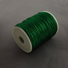 Корсетный шнур, круглый, 2 мм, зеленый