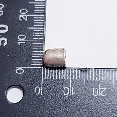 Шляпка металлическая из бижутерного сплава, 8*7 мм, колокольчик, серебро