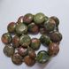 Унакит 14 мм, ~27 шт / нить, натуральные камни, на нитке, бусины, разноцветные