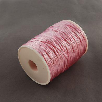 Корсетний шнур, круглий, 2 мм, рожевий