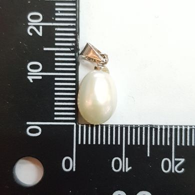 Кулон из жемчуга 15*8*8 мм, из натурального камня, подвеска, украшение, медальон, белый