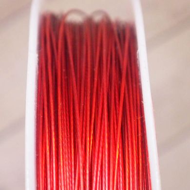 Струна ювелірна, 0.38 мм, колір червоний
