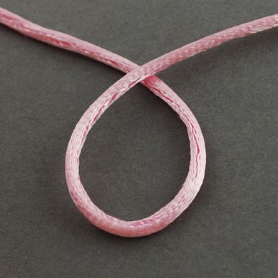 Корсетный шнур, круглый, 2 мм, розовый