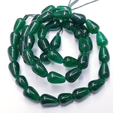 Хризопраз имитация бусины 7-9*5-5,5 мм, натуральные камни, поштучно, зеленый
