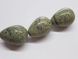 Змеевик прессованный бусины 24*17 мм, натуральные камни, поштучно, зеленый