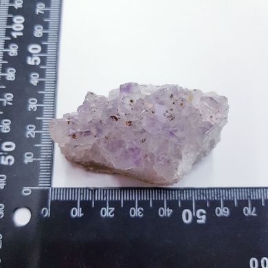 Аметист 33*57*39 мм, кристалл из натурального камня, друзы, куски, минерал, сиреневый с серым