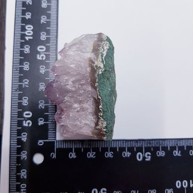 Аметист 33*57*39 мм, кристалл из натурального камня, друзы, куски, минерал, сиреневый с серым