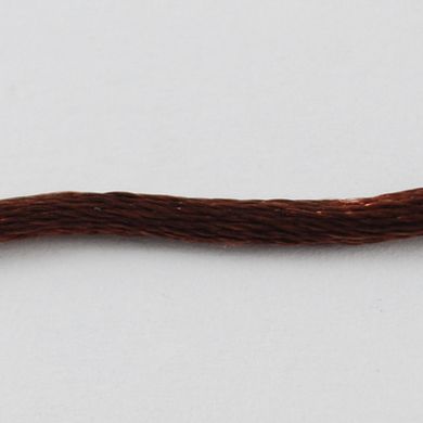 Корсетный шнур, круглый, 2 мм, коричневый