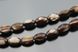 Перламутр бусины 8*5 мм, ~45 шт / нить, натуральные камни, на нитке, коричневый