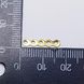 Разделитель металлический 17*3*1 мм, поштучно, золото