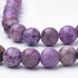 Чароит бусины 8 мм, натуральные камни, поштучно, фиолетовый