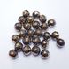 Гематит бусины 8 мм, натуральные камни, поштучно, темное золото