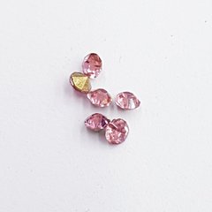 Стразы конусные, 1,8*1,8 мм, поштучно, розовый
