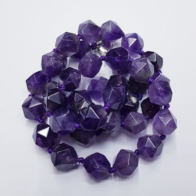 Аметист бусины 8*9 мм, натуральные камни, поштучно, фиолетовые