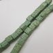 Лава бусины сторона 10 мм, ~36 шт / нить, натуральные камни, на нитке, оливковый