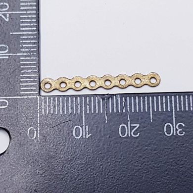 Разделитель металлический 27*3*1 мм, поштучно, бронза