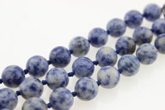 Азурит бусины 12 мм, натуральные камни, поштучно, голубые