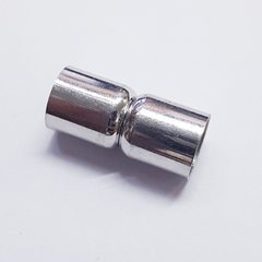 Карабин магнитный, 20*9 мм, из бижутерного сплава, платина