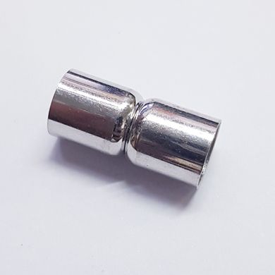 Карабин магнитный, 20*9 мм, из бижутерного сплава, платина
