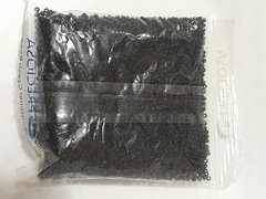 Бисер чехия Preciosa, размер 10, упаковка ~50 гр, прозрачный глянцевый, чорно-синий