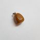 Кулон из сердолика 16*13*12 мм, из натурального камня, подвеска, украшение, медальон, коричнево-рыжий