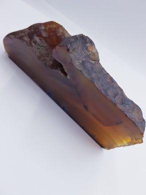 Срез агата 136*49*30 мм, кристалл из натурального камня, друзы, куски, минерал, коричневый