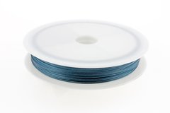 Струна ювелирная, 0.38 мм, цвет темно-голубой