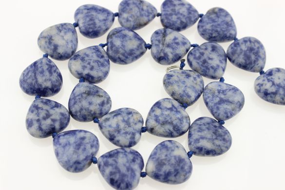 Азурит бусины 18*18 мм, натуральные камни, поштучно, голубые