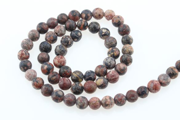 Обсидиан махагоновый бусины 6 мм, натуральные камни, поштучно, коричневые