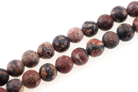 Обсидиан махагоновый бусины 6 мм, ~61 шт / нить, натуральные камни, на нитке, коричневые