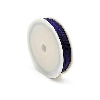 Силіконова нитка, 0.8 мм, колір темно-синій