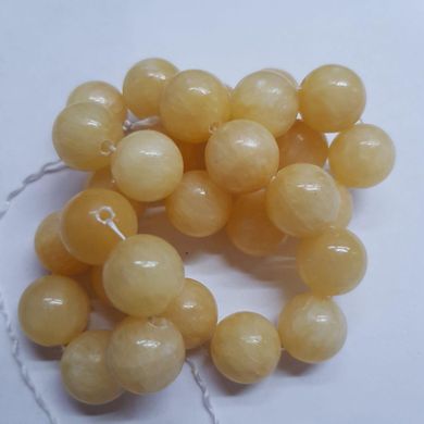 Оникс натуральный бусины 12 мм, натуральные камни, поштучно, желтый