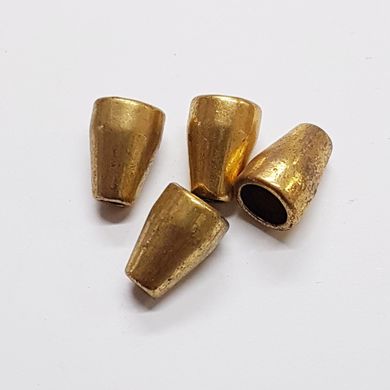 Шляпка-бусина металлический, из бижутерного сплава, 11*8 мм, золото