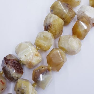 Яшма агатовая бусины 12-17*13-16 мм, натуральные камни, поштучно, разноцветный