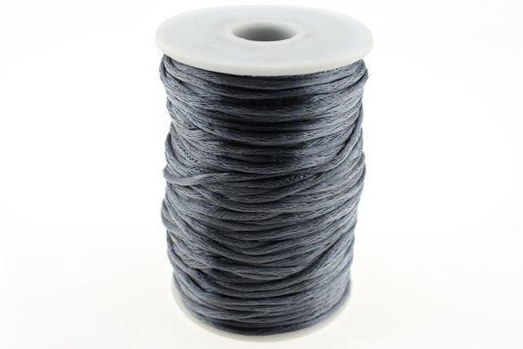 Корсетный шнур, круглый, 2 мм, цвет темно-серый