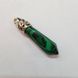 Кулон из малахита 35-40*8*8 мм, кристалл из натурального камня, подвеска, украшение, медальон, зеленый