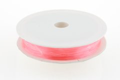 Силіконова нитка, 0.8 мм, колір блідо-рожевий