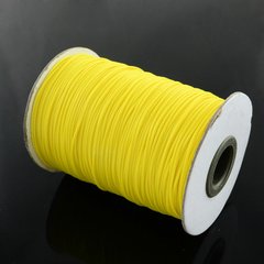 Шнур полиестер, 1.2 мм, желтый