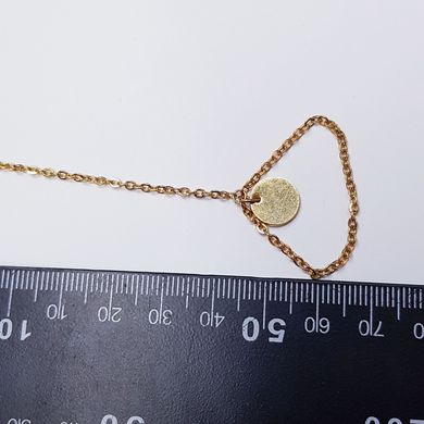 Слейв-браслет, из медицинской стали, на металлической основе с перламутром, золото